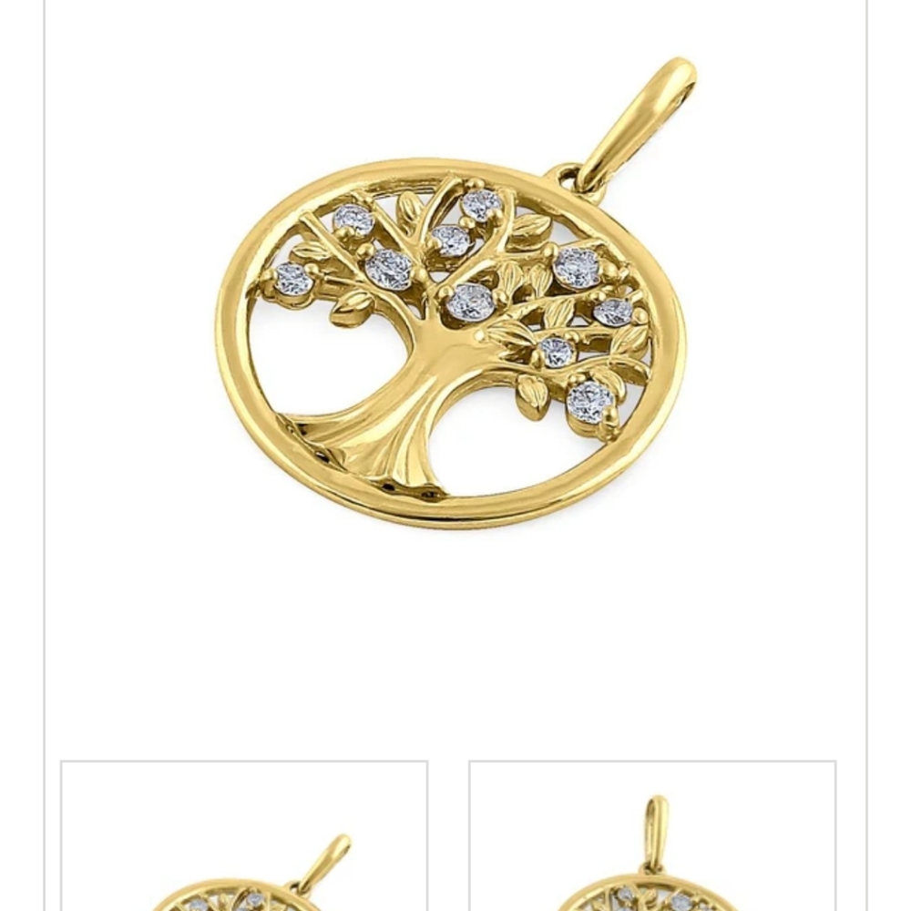 Family tree with real diamonds